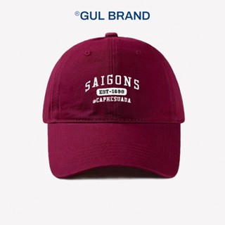 Mũ/nón lưỡi trai cho nam nữ form sâu chất kaki Hàn thêu chữ Sài Gòn Form mềm Full Tag Box - GUL