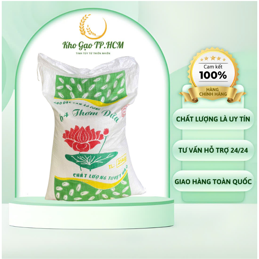 Gạo 64 dứa thuộc tính gạo không quá dẻo