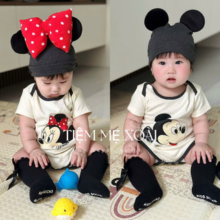 BODYSUIT MICKEY - MINNIE KÈM NÓN
