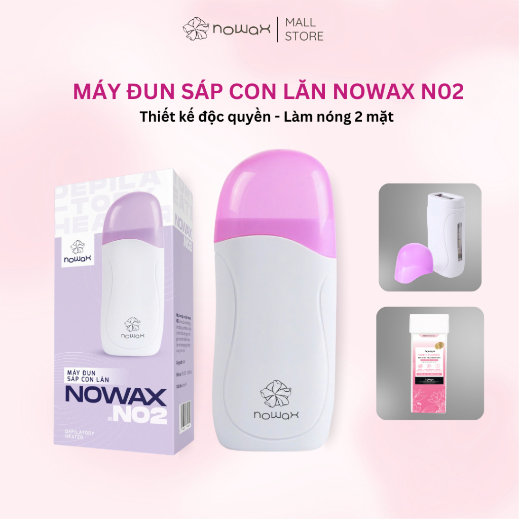  Máy đun sáp wax con lăn cầm tay Nowax ROW01 20W đun nhanh x2 lần giữ ấm lâu 
