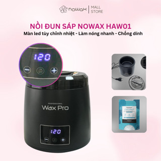 [TÙY CHỈNH NHIỆT ĐỘ] Nồi đun sáp wax NOWAX bản chuyên nghiệp có điều chỉnh nhiệt độ, chống dính NOWAX HAW01