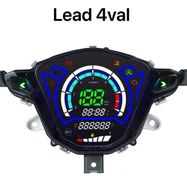 Đồng hồ điện tử Lead 4 Val 2022-2024, Lead ABS 2025