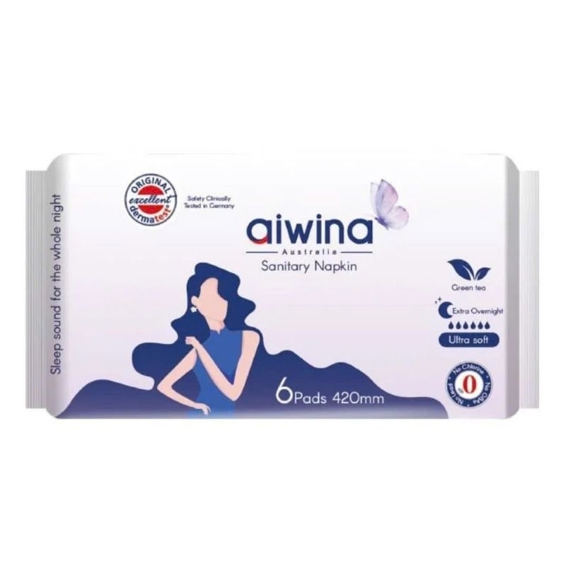 Băng Vệ Sinh Hương Trà Siêu Mềm Và Mỏng Cánh Ban Đêm Aiwina