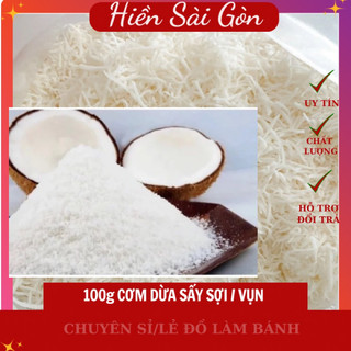  cơm dừa sấy khô cơm dừa mịn sấy sợi 100g 