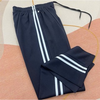 Quần Thể Dục Học Sinh, Thể Chất Màu Xanh Than Cho Sinh Viên, Nam Nữ 2 sọc - 3 Sọc Viền đủ màu