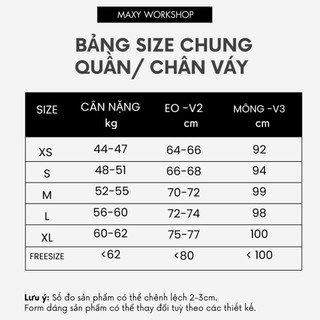 [ SALE ] Chân váy dài ngang gối Basic Midi Skirt Maxy Workshop