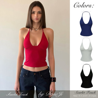 [ SCARLET TOUCH ] Áo hai dây kiểu yếm DANEJI , phù hợp hằng ngày [FORM SIÊU ÔM BODY SIZE SIÊU NHỎ ]