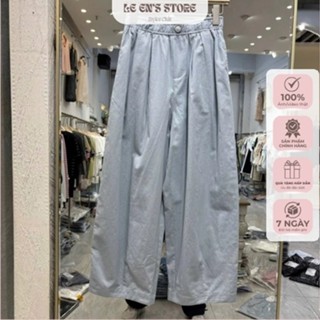 Quần Ống Rộng Nữ 90cm Dáng Trơn Basic Cạp Cúc Lưng Chun Dành Cho Nàng M50 - Q5