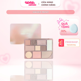   Hàng mới về  Bảng phấn mắt sweet mint 10 ô màu Eyeshadow Palette đa chức năng Má Hồng Phấn Bắt Sáng Tạo khối winwin 