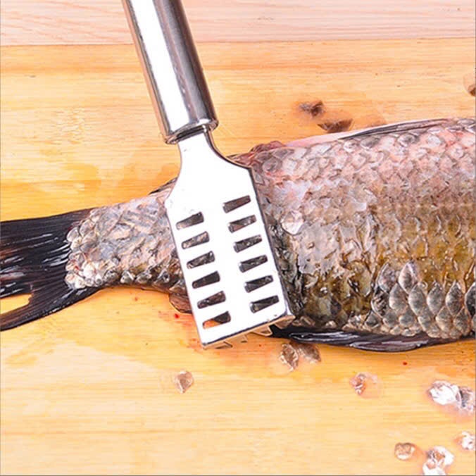 Dụng Cụ Đánh Vảy Cá Lưỡi Inox 100%