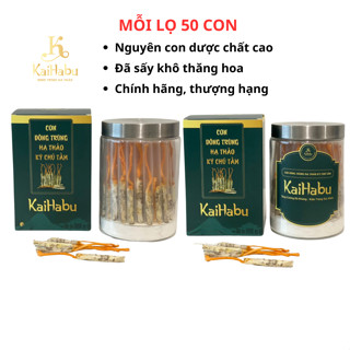 100 Con đông trùng hạ thảo ký chủ tằm VIP2 KaiHabu tăng đề kháng, tốt sức khỏe