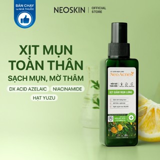 Xịt giảm mụn lưng, giảm viêm nang lông Neoacnes sạch mụn, mờ thâm giảm viêm 100ml