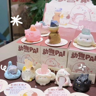 Blindbox Meomeo Pal v2 Cat Crystal - Mô hình trưng bày dễ thương làm quà tặng