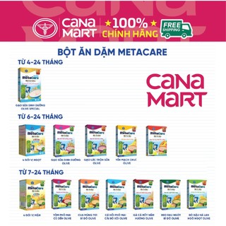 Bột ăn dặm Metacare Tôm phô mai củ dền & olive (200g)