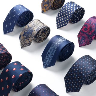 Cà Vạt Nam Bản Nhỏ, Lụa Tổng Hợp, Đa Dạng Mẫu - Thomas Nguyen