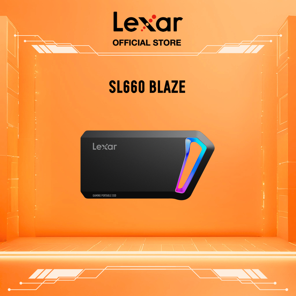 Ổ Cứng SSD Di Động Lexar SL660 BLAZE 1TB USB 3.2 Tốc Độ 2000mbs Cho Máy Tính