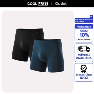 [Mua 2 giảm 10%]Combo 2 Quần Lót Nam Boxer Brief Lenzing Modal Coolmate- Outlet không đổi trả