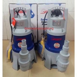  Bơm chìm Wetop 1500W 2hp  phao tự ngắt chuyên bơm nước ngọt nước thải cốt inok mô tơ cảm ứng từ 