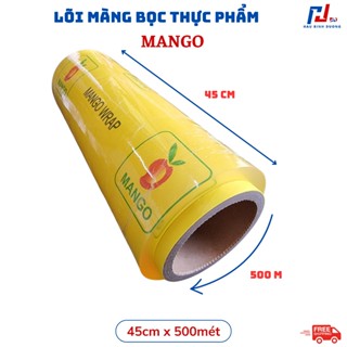 Cuộn lõi 45x500mét Màng bọc thực phẩm MANGO
