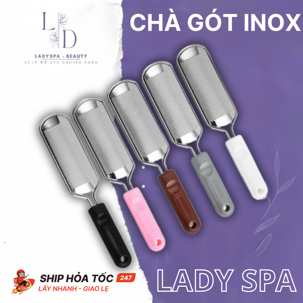 Bàn chà gót chân, Cây chà gót chân inox, Dụng cụ chà gót chân