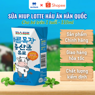 Sữa Lotte Háu Ăn Hàn Quốc - Nước Uống Lợi Khuẩn giúp Ăn Ngon Miệng Tăng Cân Tăng Đề Kháng cho Bé trên 1 tuổi