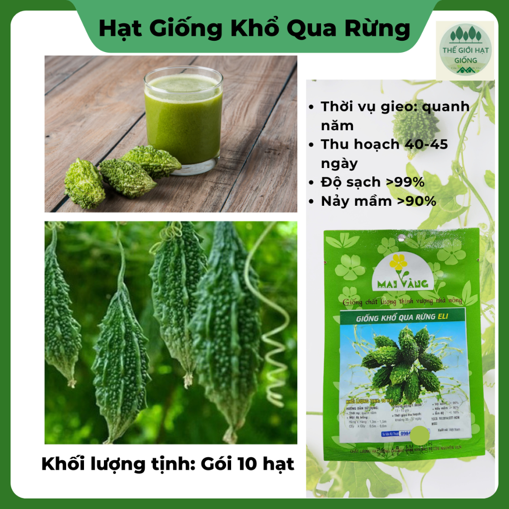 Hạt giống Khổ qua rừng (Mướp đắng rừng)