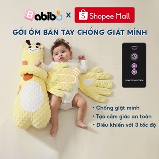 Gối ôm bàn tay vỗ mông cho bé BABIBO, giúp bé ngủ ngon, chống giật mình hiệu quả