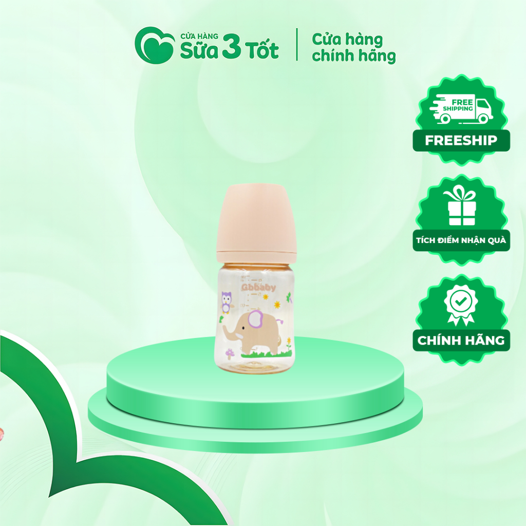 Bình Sữa Cổ Rộng PPSU GB-Baby