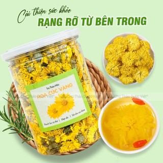 Hoa cúc vàng 100g, trà hoa cúc khô, nguyên bông vàng đẹp, trà hoa cúc vàng, tốt cho sức khoẻ