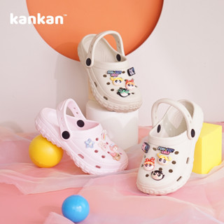 Dép Sục Cho Bé Gái Trẻ Em KanKanStore Tặng Kèm Sticker Charm Cute KA96
