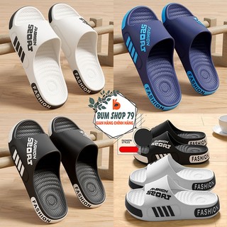 Dép Nam Quai Ngang EVA Đúc Nguyên Khối Chống Trơn Trượt, Dép Nhựa Đúc Mềm Nhẹ Kiểu Dáng Thể Thao