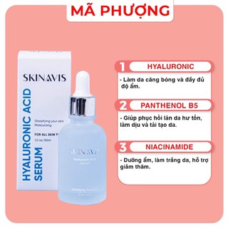 Serum HA Skinavis cấp ẩm phục hồi da