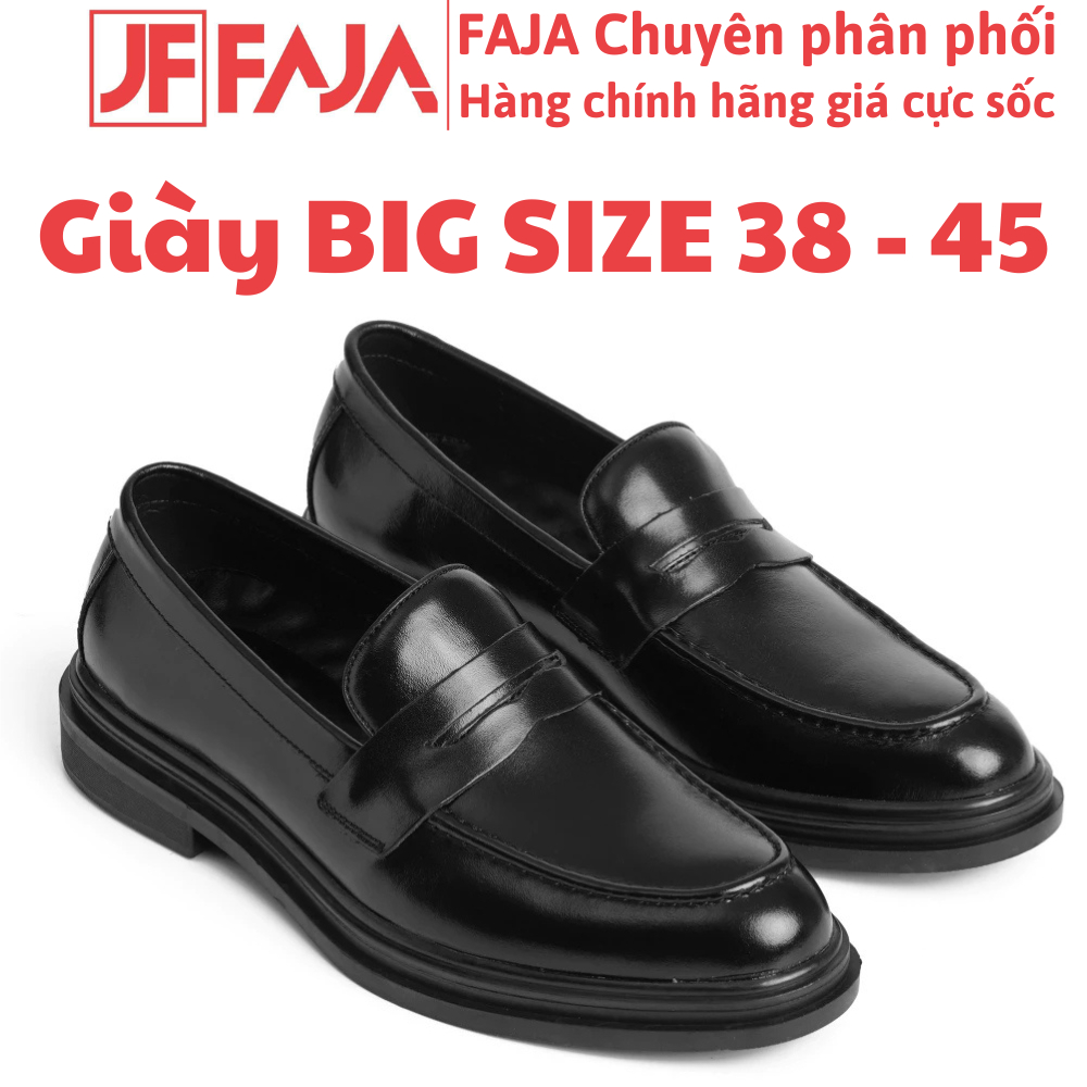 Giày Penny Loafer nam chính hãng cao cấp Fttleather,  độn đế nguyên khối tăng chiều cao, phối đồ đẹp