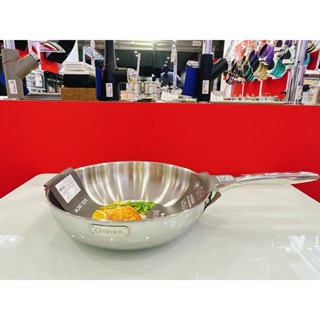 chảo inox 304 đáy từ đúc liền nguyên khối elmich trimax 2813SR /3846lol/2869in28 size 28cm