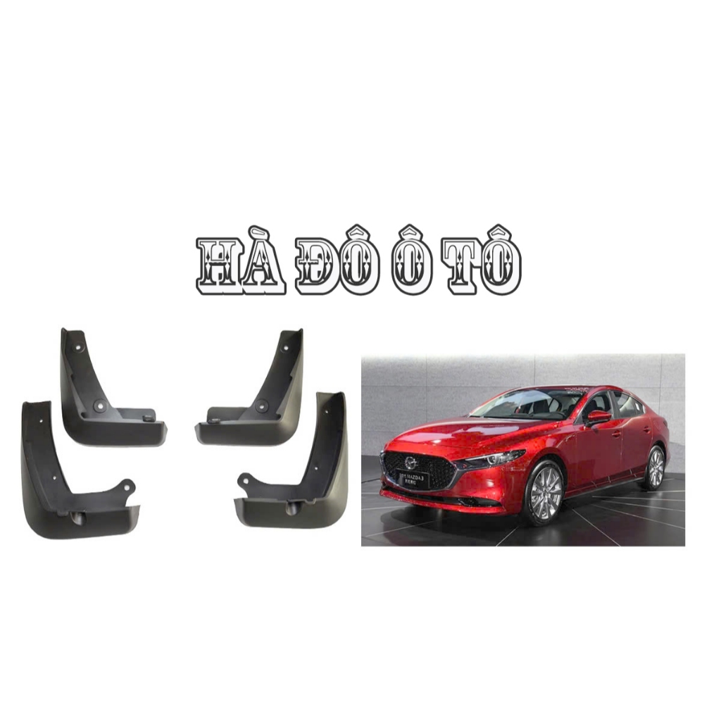 Chắn Bùn Mazda 3 2020 2021 2022 2023 2024 2025 - Bộ 4 Chắn Bùn Mazda 3