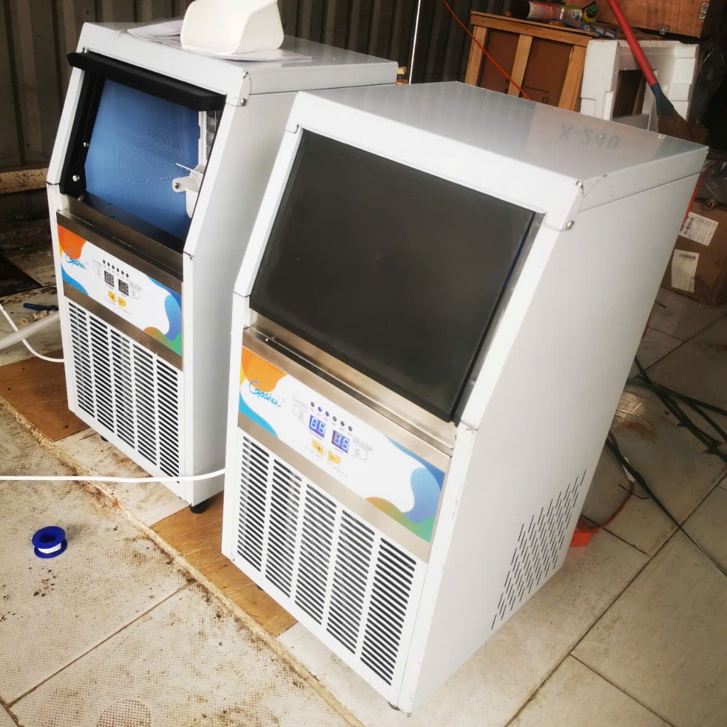 HÀNG CÓ SẴN máy làm đá viên 60KG/24H , thương hiệu GOSHEN