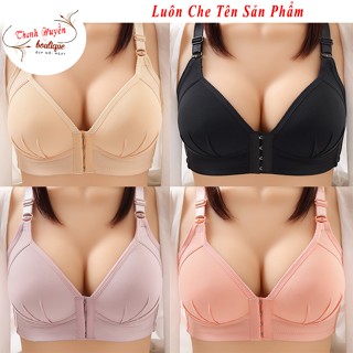 Áo Lót Big Size Cài Trước Cotton  Áo Ngực BigSize Cài Trước Không Gọng Đệm Mỏng Bản To Che Mỡ- AL BS N97