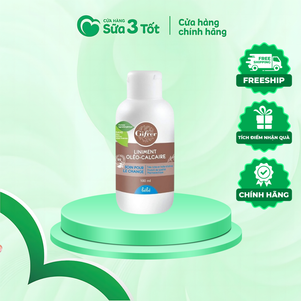 Kem Hăm Gifrer Liniment Oleo - Calcaire - 100ml