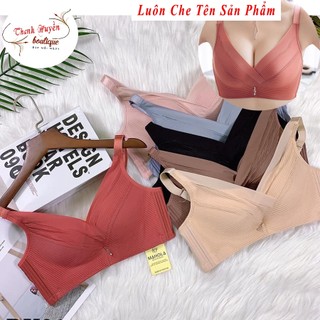  Áo Lót Nữ BigSize Không Gọng Nâng ngực - Áo Ngực Nữ Big Size đệm 1.5cm Bản To nâng đỡ v1 che mỡ lưng mỡ nách - AL BẢN TO 