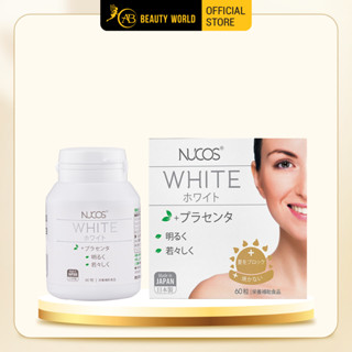 Viên Uống Trắng Da Nucos White Hỗ Trợ Mờ Thâm Nám Sáng Da Chống Nắng Hộp 60 viên AB BEAUTY WORLD