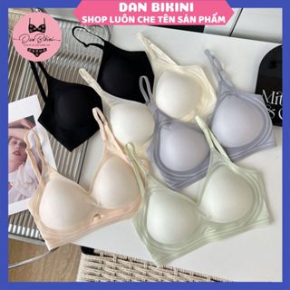 Áo Lót Nữ Áo Bra Đúc Su Đệm Dày Không Gọng Dây Lưng Mảnh Thoáng Mát Không Lộ Viền Mẫu AL105