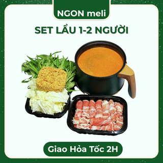 Set lẩu Thái 2 người 99K, Lẩu thái chua cay, Lẩu bò gồm Ba chỉ bò Mỹ Ngon Meli Giao hỏa tốc HN