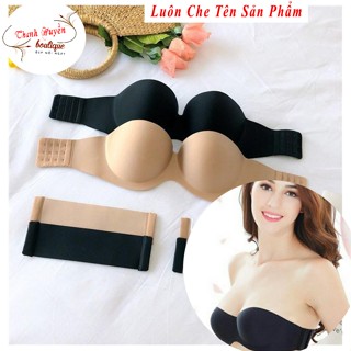  ÁO LÓT NỮ KHÔNG DÂY  kèm dây lưng trong suốt  ÁO CÚP NGỰC SU ĐÚC KHÔNG DÂY KHÔNG GỌNG ĐỆM 2CM - TỤT QUAI TRONG 