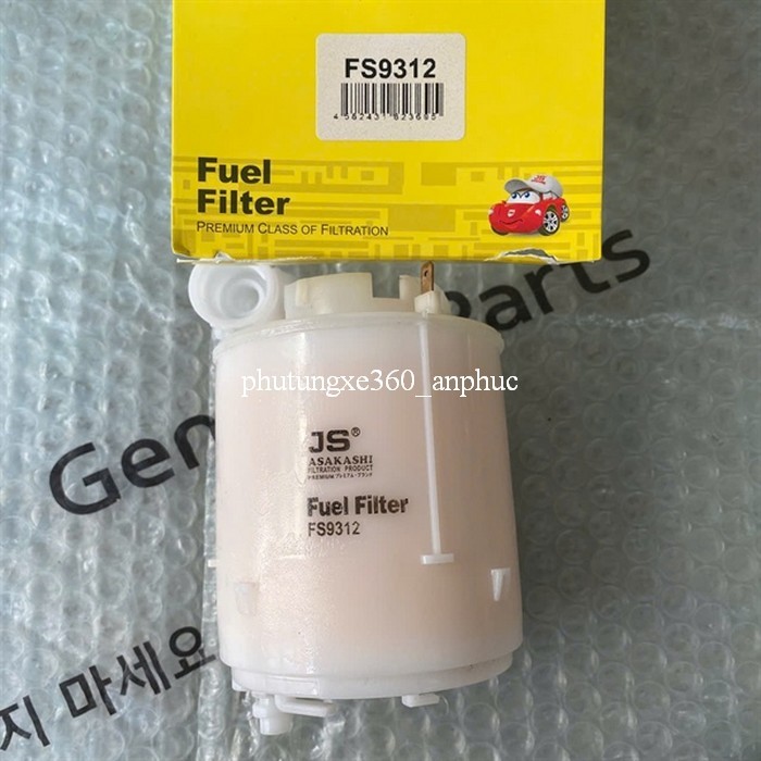 Lọc xăng cao cấp Hyundai Accent 2014-2025 #JS Asakashi FS9312 31112-C7000, 31112-C9000, 31112-F9000