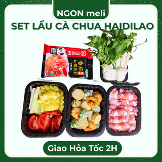Set lẩu Cà chua Haidilao Ngon meli Ship hoả tốc Hà Nội