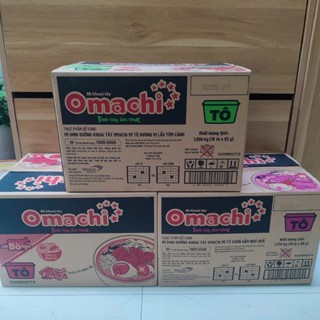 Thùng 18 Bát Mì Omachi Xốt Bò Hầm/Sườn hầm 92g