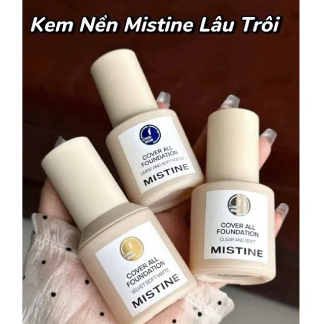 [ Chiết Mini ] Kem Nền MISTINE, Che Khuyết Điểm MISTINE, Kiềm Dầu, Dưỡng Ẩm