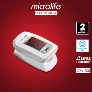 Máy Đo Nồng Độ Oxy Trong Máu SPO2 Và Nhịp Tim Microlife OXY 200 | Đo Nhanh, Chính Xác,Bảo Hành 2 Năm