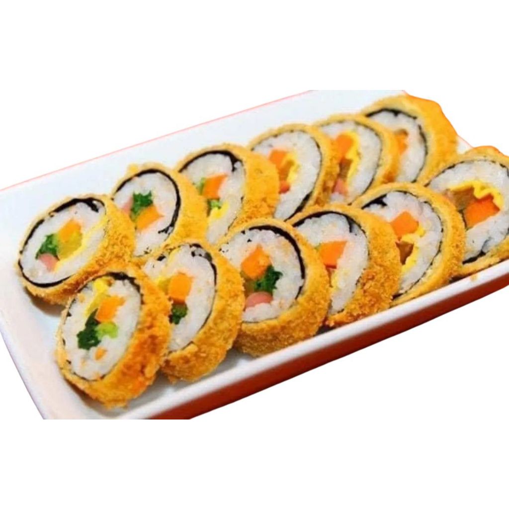 Kimbap, Gimbap, Kim bắp, Gim bắp chiên , Cơm cuộn chiên giòn gói 1kg - gói 5 cây