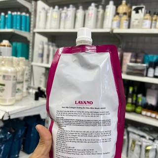 ( Hàng chính hãng ) Hấp phục hồi tóc khô Collagen  keratin  Lavano 500ml